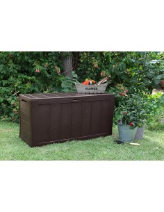 ARMADIETTI: vendita online BAULE CONTENITORE SHERWOOD MARRONE 117X45X57CM in offerta