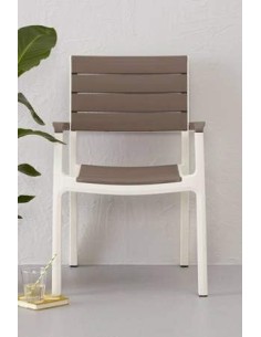 SEDIE E POLTRONE: vendita online POLTRONA HARMONY BIANCO/CAPPUCCINO in offerta