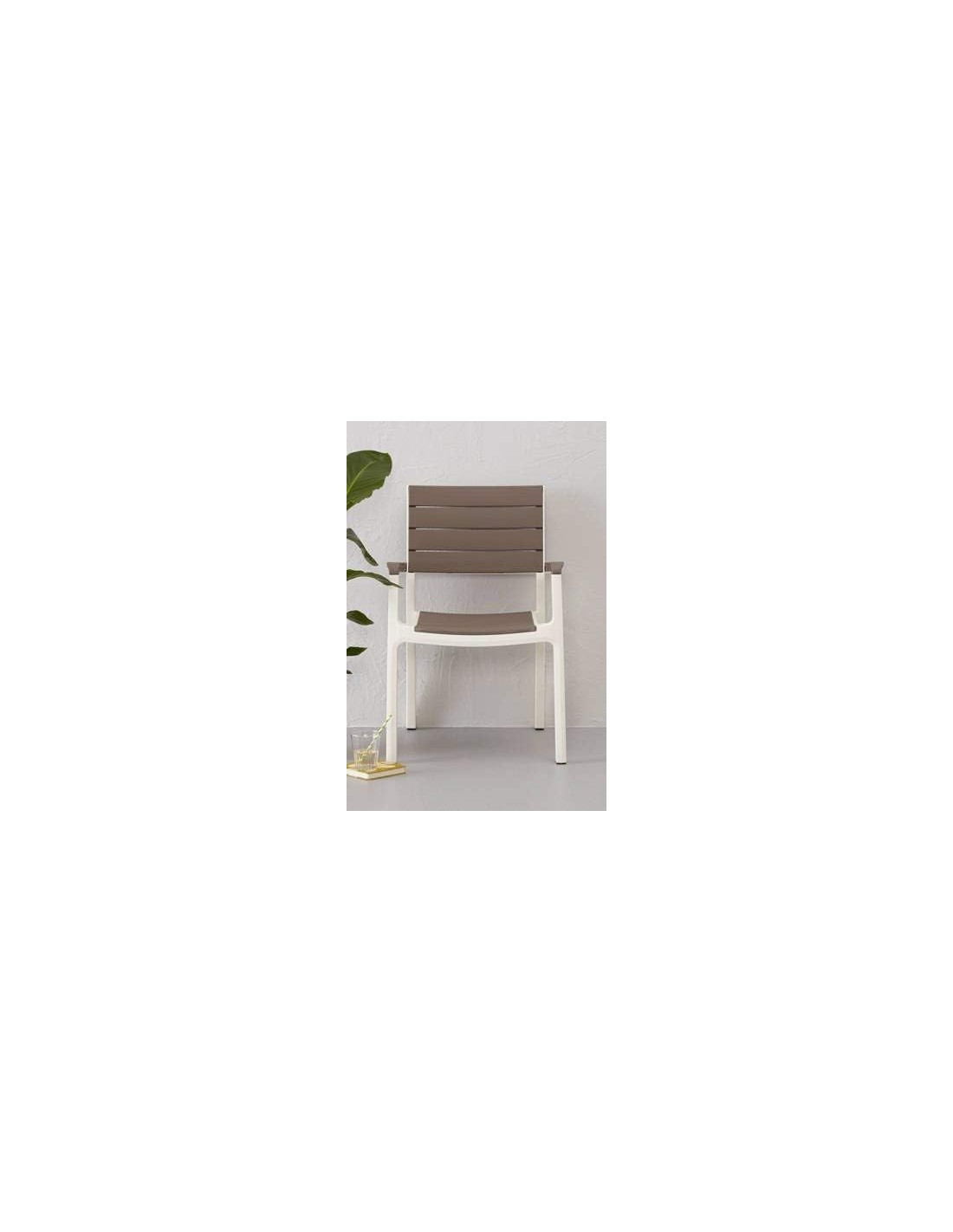 SEDIE E POLTRONE: vendita online POLTRONA HARMONY BIANCO/CAPPUCCINO in offerta