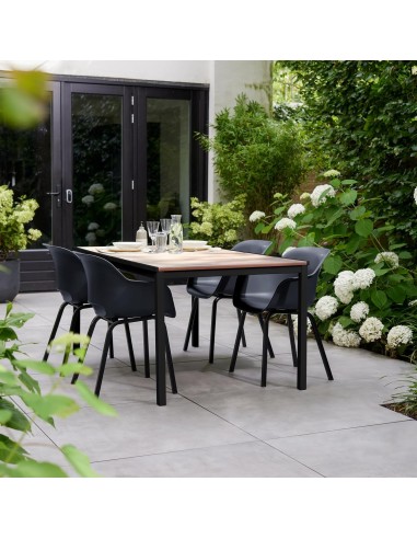 TAVOLI: vendita online TAVOLO PORTO STRUTTURA GRAFITE 200X95X75CM EFFETTO LEGNO in offerta