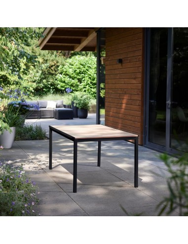 TAVOLI: vendita online TAVOLO PORTO STRUTTURA GRAFITE 200X95X75CM EFFETTO LEGNO in offerta