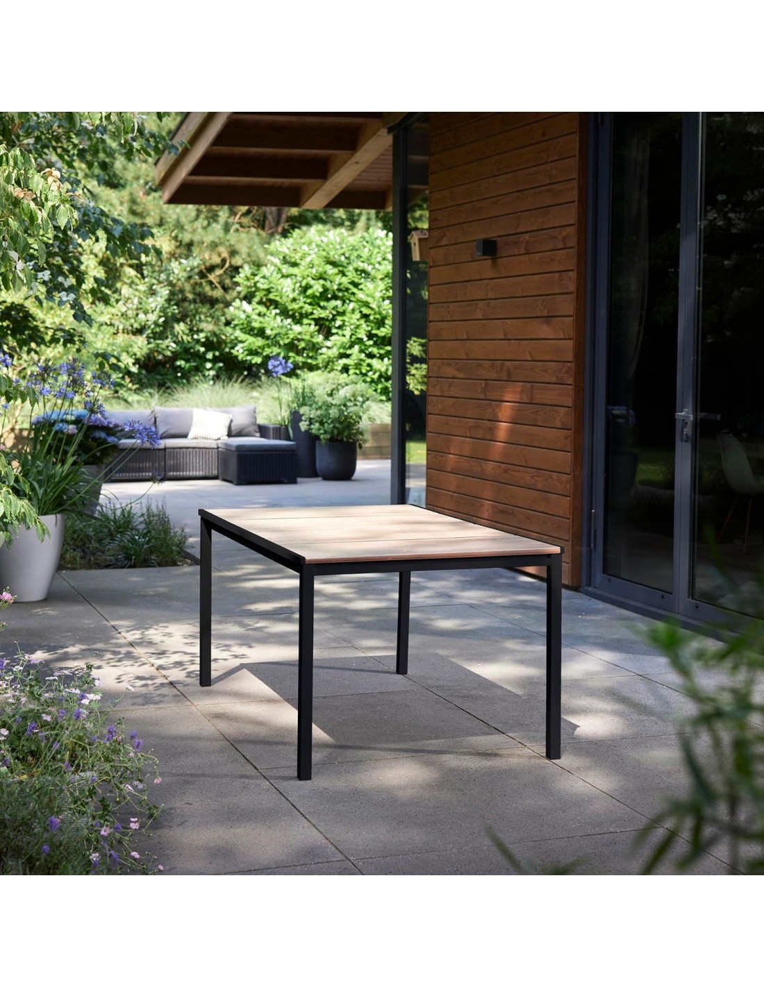 TAVOLI: vendita online TAVOLO PORTO STRUTTURA GRAFITE 200X95X75CM EFFETTO LEGNO in offerta