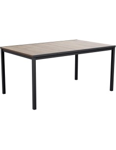 TAVOLI: vendita online TAVOLO PORTO STRUTTURA GRAFITE 200X95X75CM EFFETTO LEGNO in offerta