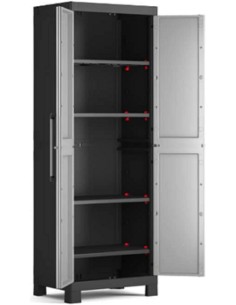ARMADIETTI: vendita online ARMADIO DETROIT ALTO GRIGIO/NERO 65X45X182CM in offerta