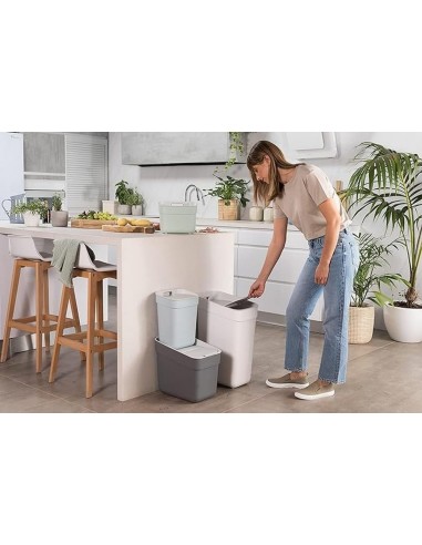 PATTUMIERE DIFFERENZIATA: vendita online PATTUMIERA GRIGIA 20LT READY TO COLLECT in offerta