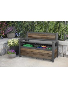 SEDIE E POLTRONE: vendita online PANCHINA CONTENITORE RESINA 132X61X89CM RESINA in offerta