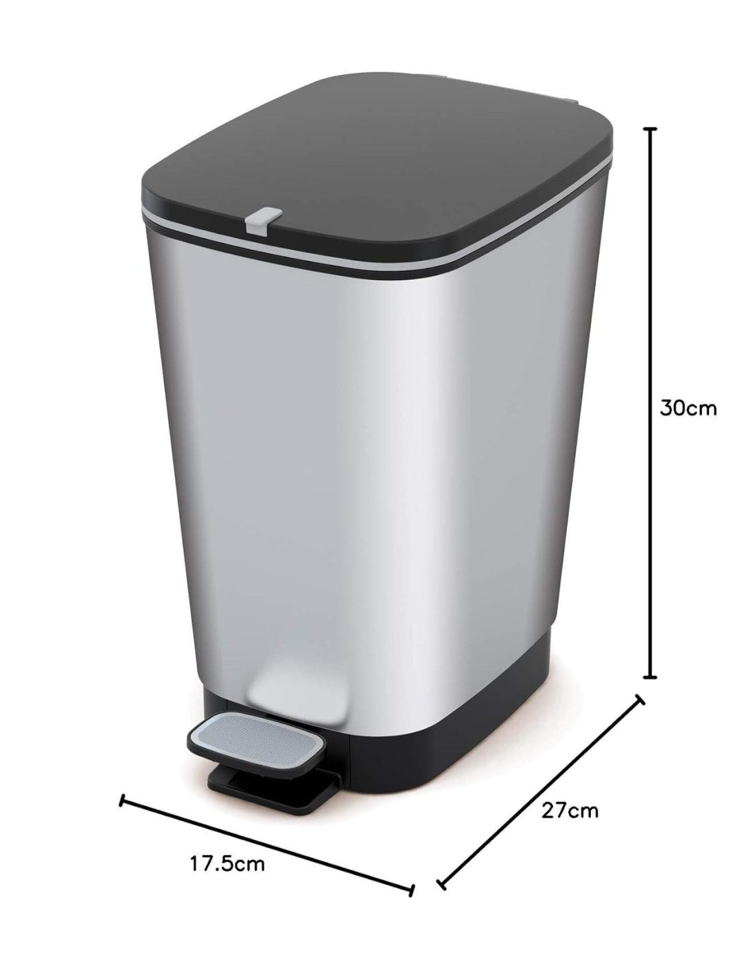 PATTUMIERA BAGNO: vendita online PATTUMIERA CHIC 10 LT IN ACCIAIO KETER in offerta