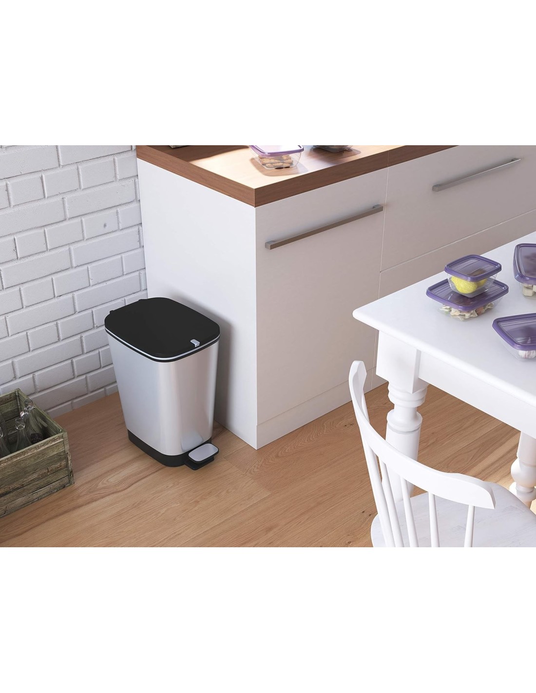 PATTUMIERA BAGNO: vendita online PATTUMIERA CHIC 10 LT IN ACCIAIO KETER in offerta