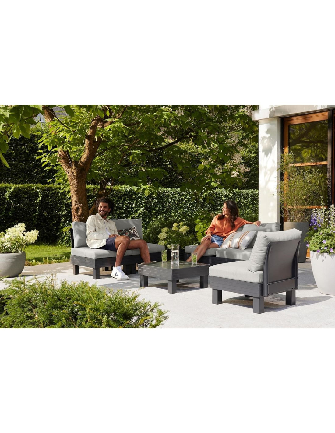 SALOTTINI: vendita online SALOTTO K257361 ELEMENTS GRAFITE MODULARE in offerta