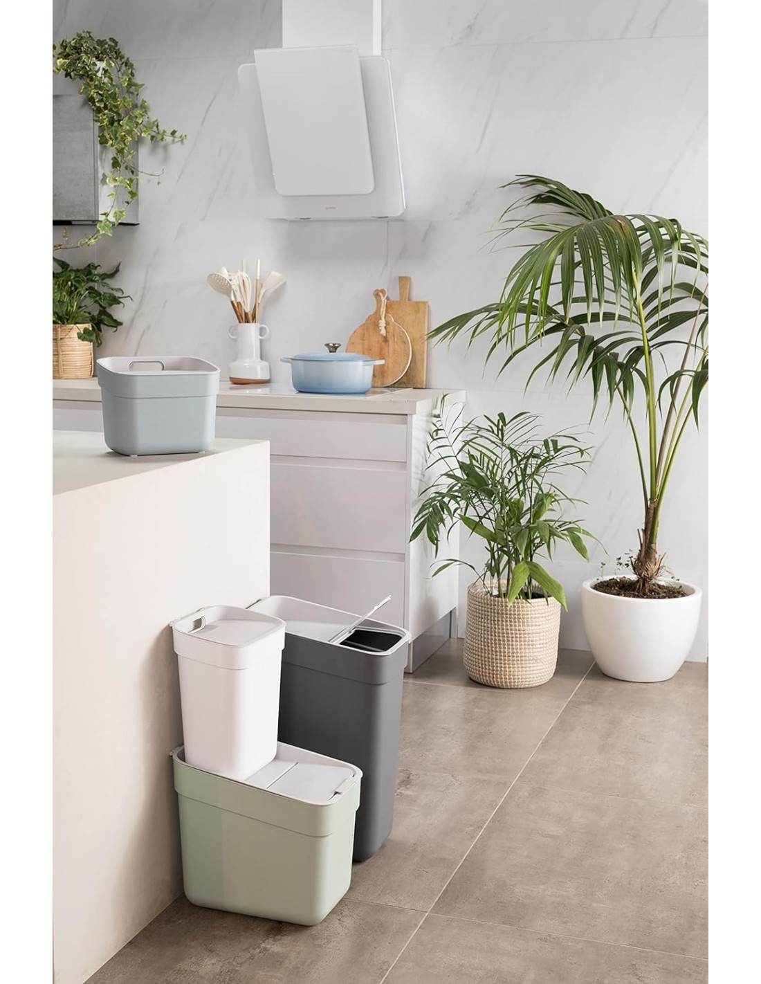 PATTUMIERE DIFFERENZIATA: vendita online PATTUMIERA BIANCA 10LT READY TO COLLECT in offerta