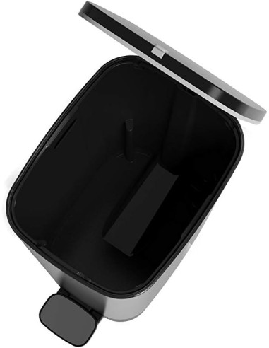 PATTUMIERE: vendita online Cestino Pedale KIS Chic Bin Steel 50 L Design metallizzato, guarnizione anti odori in offerta