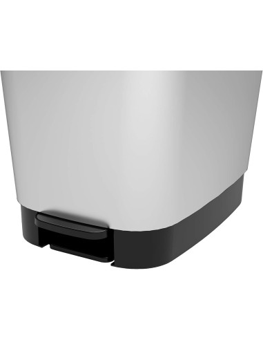 PATTUMIERE: vendita online Cestino Pedale KIS Chic Bin Steel 50 L Design metallizzato, guarnizione anti odori in offerta