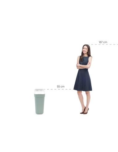PATTUMIERE DIFFERENZIATA: vendita online PATTUMIERA BIANCA 30LT READY TO COLLECT in offerta