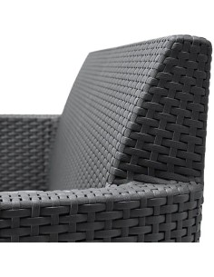 SALOTTINI: vendita online SALOTTO SALEMO LOUNGE GRAFITE in offerta