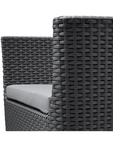 SALOTTINI: vendita online SALOTTO SALEMO LOUNGE GRAFITE in offerta