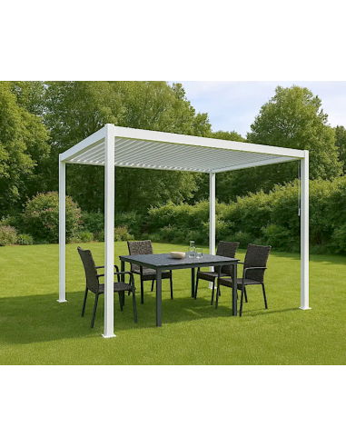 PERGOLA PALMAS 3X3MT BIANCO
