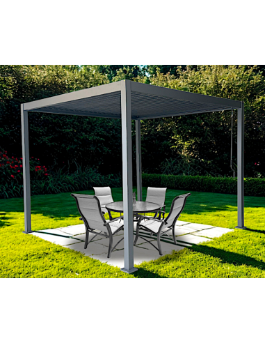 PERGOLA PALMAS 3X3MT ANTRACITE