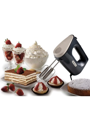 SBATTITORI: vendita online Sbattitore elettrico 450W, 5 velocità + Turbo, 2 fruste per impastare e montare, Dark & Sahara Gre...