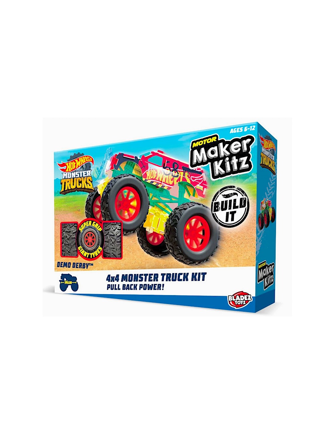 HOTWHEELS HTW17552 MONSTER TRUCK KIT MOTORIZZATO