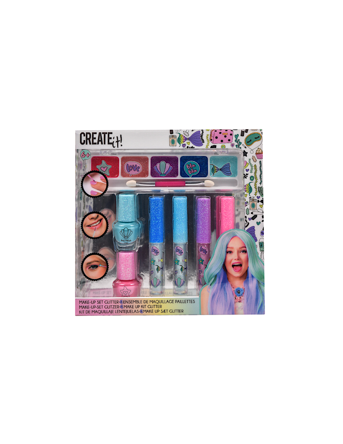 Set make-up Sirena per bambina Create It 84141 |shopincasa.it
