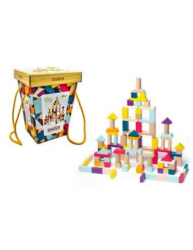 CUBIKA CBK15184 SET 100 BLOCCHI LEGNO
