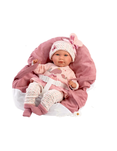 Bambola Mimi Llorona con vestiti rosa e custodia | shopincasa.it