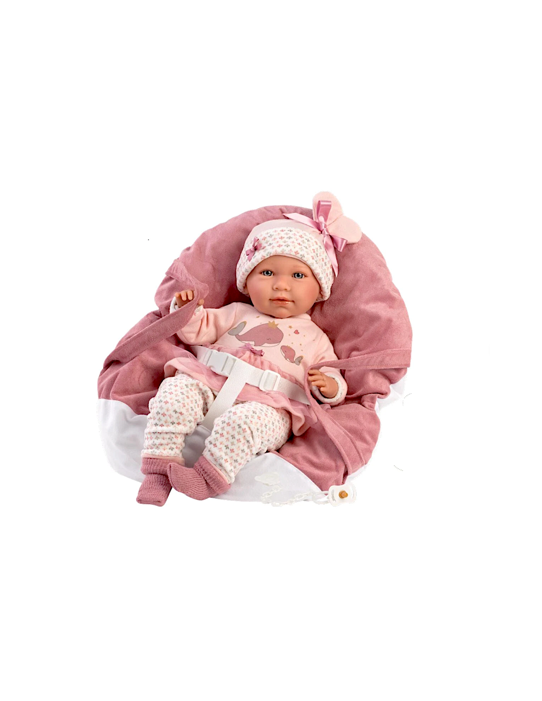 Bambola Mimi Llorona con vestiti rosa e custodia | shopincasa.it