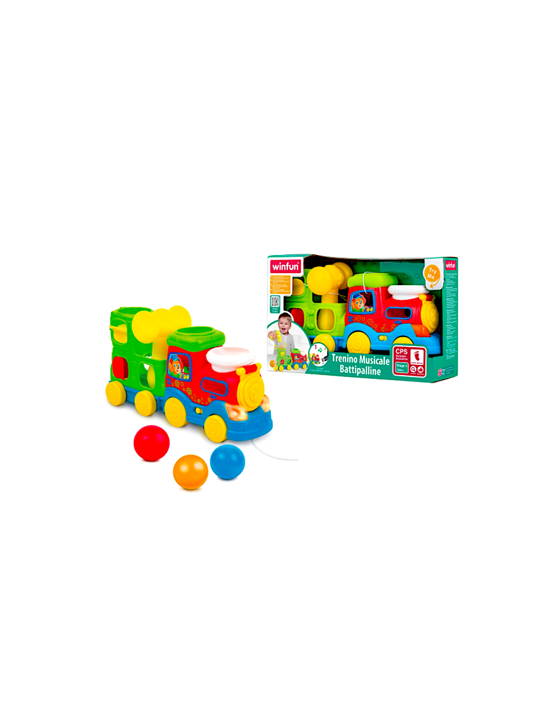 WINFUN WFN000780 TRENINO MUSICALE BATTIPALLINE