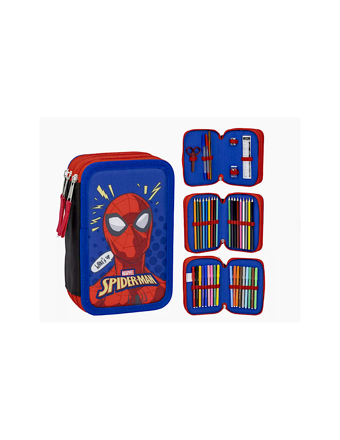 SPIDERMAN 2700001257 ASTUCCIO CON COLORI