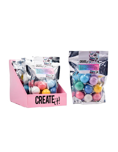 Set 8 bombe da bagno Create It! 84407 colorate neon |shopincasa.it