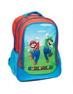 Zaino grande Super Mario con tasche e zip |shopincasa.it