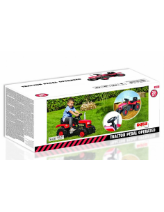 TRATTORE DOL8050 FARMER2 ROSSO A PEDALI