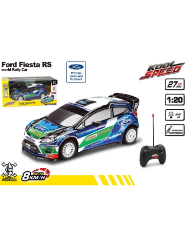 Auto Radiocomandata, Ford Fiesta Rally, Scala 1:20, Modello 17012