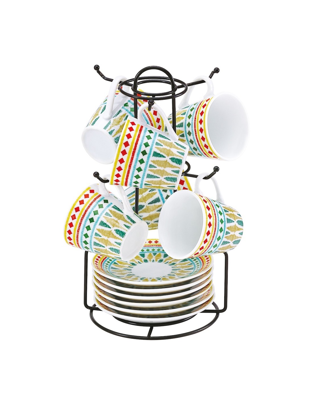 GRACE SET 6TZ CAFFE 25565 CON PIATTO E APPENDINO