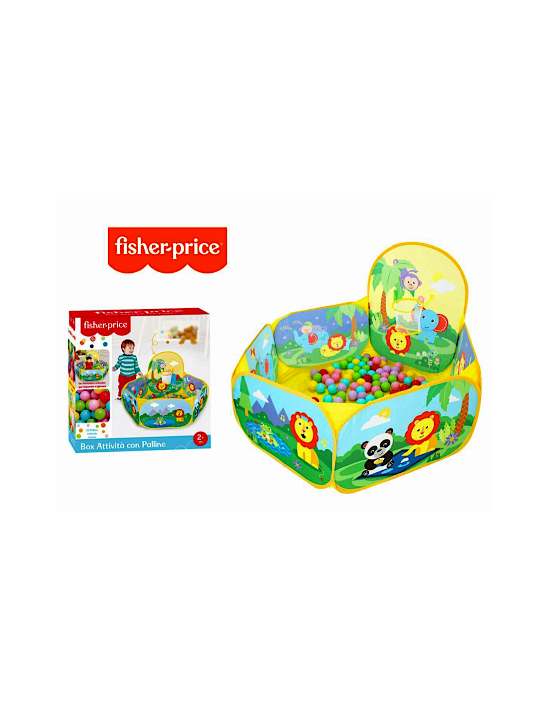 Piscina attività Fisher-Price con 25 palline incluse | shopincasa.it