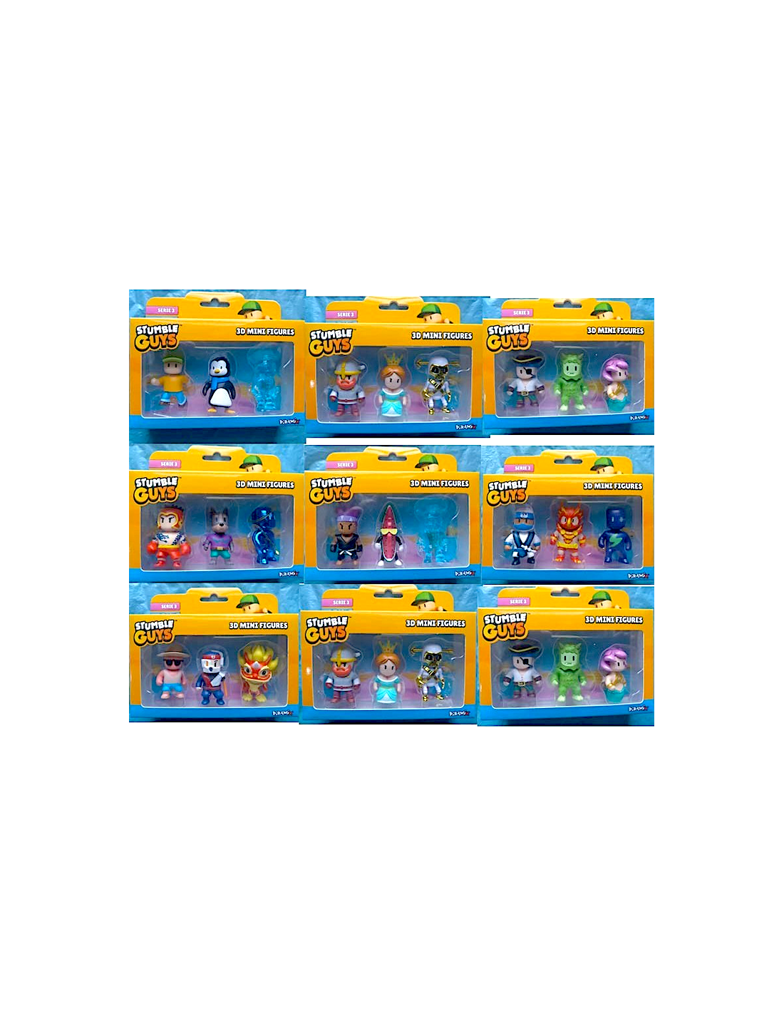 Tumble Guys Set 3 Personaggi Assortiti 3° Serie DIR178176 | shopincasa.it