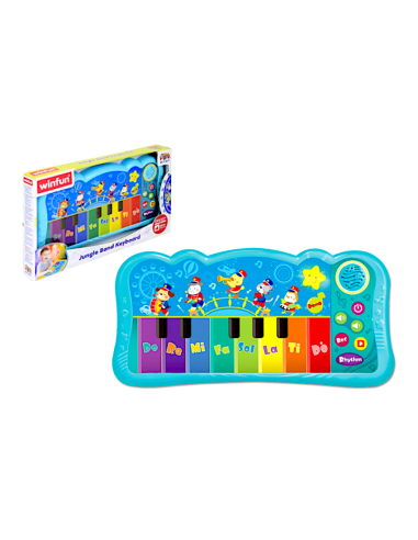 Pianola bambini con suoni animali della giungla e luci | shopincasa.it