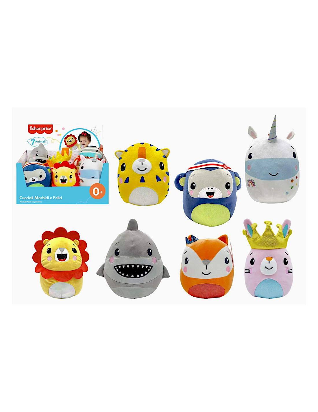 Peluche cuccioli morbidi 28 cm assortiti | shopincasa.it