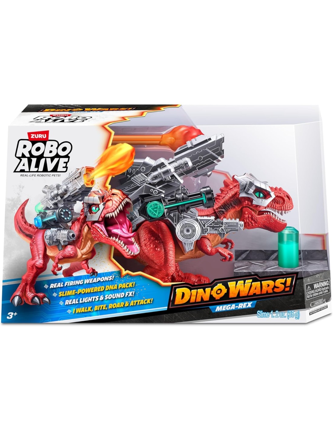 Robo Alive 71101 Dino Wars Mega-Rex, dinosauro robot con luci e suoni | Shop in Casa