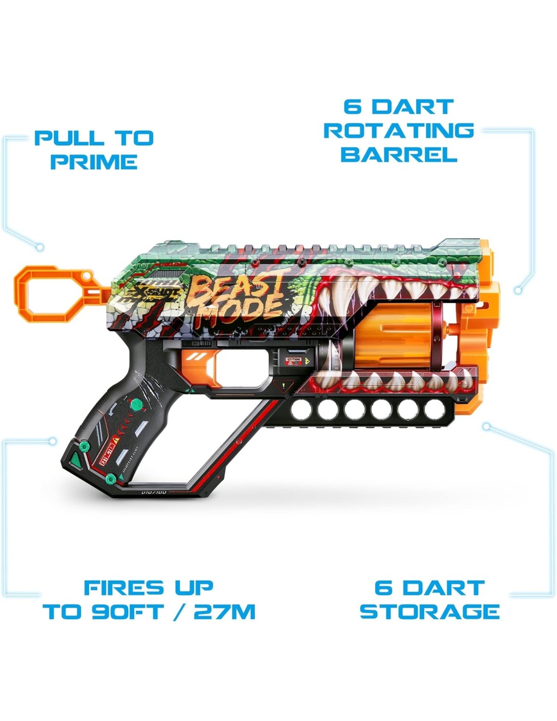 X-SHOT Skins Mix Combo 36568, blaster con 48 freccette per giochi outdoor | Shop in Casa