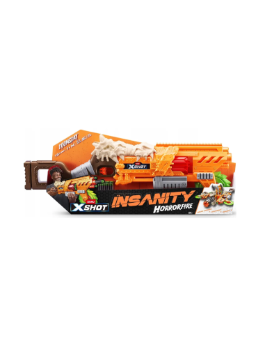 X-SHOT 36732 Fucile Insanity Horrorfire, blaster a freccette 15 colpi | Shop in Casa