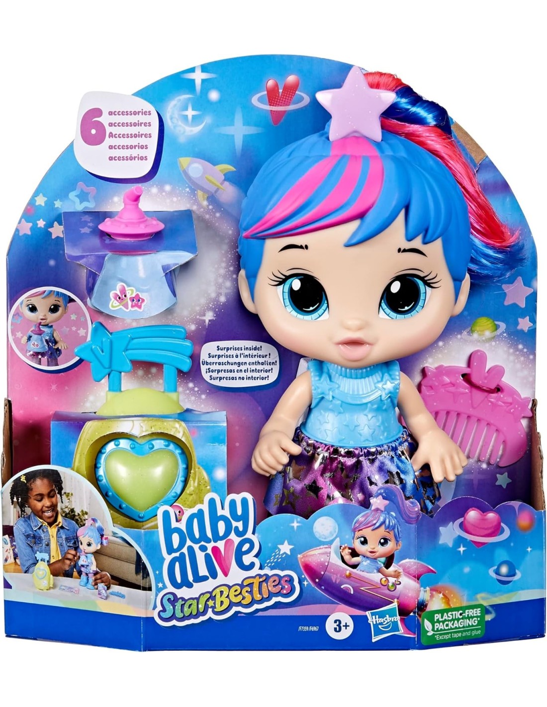 BABY ALIVE STAR BESTIES SKYLAR 25CM F7359