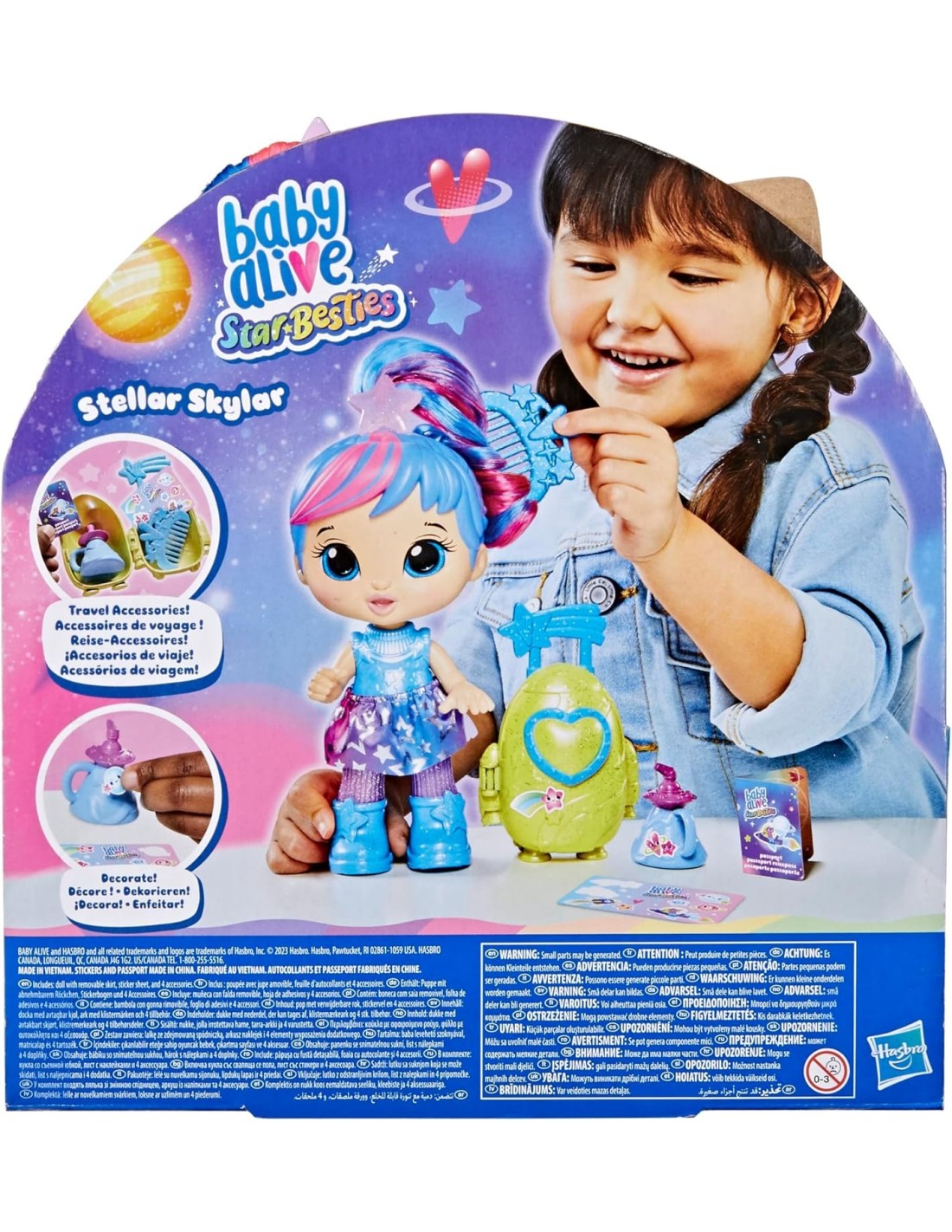 BABY ALIVE STAR BESTIES SKYLAR 25CM F7359