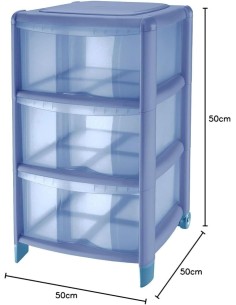 CASSETTIERE: vendita online Tontarelli, cassettiera Bambù 3 cassetti, celeste, plastica resistente, 36x34x60 cm, arredo bagno...