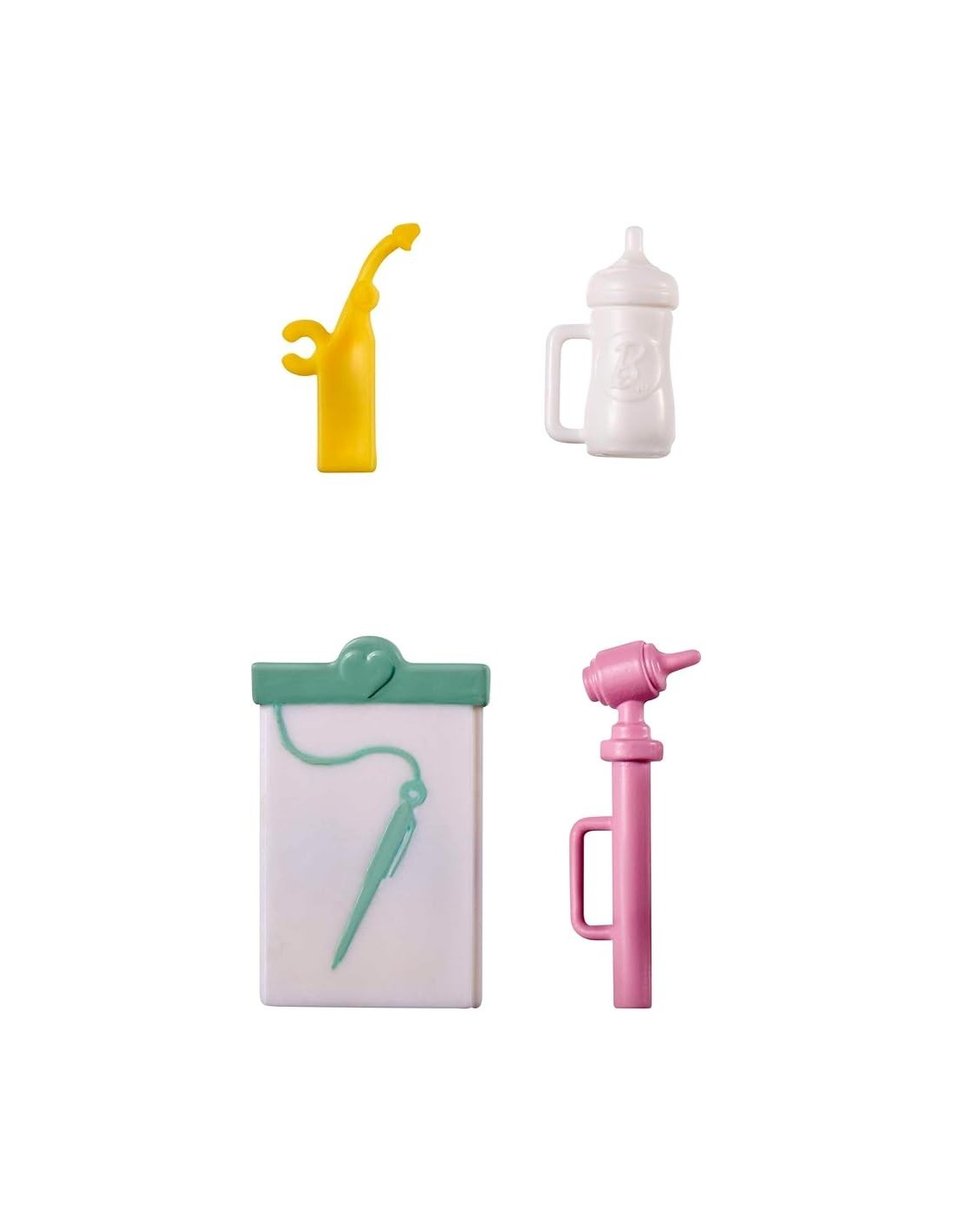 BARBIE, PLAYSET PEDIATRA CON BAMBOLA BIONDA, NEONATA, ACCESSORI MEDICI, GVK03, GIOCO DI RUOLO, BARBIE DOTTORE