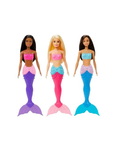 BARBIE HGR04, BAMBOLA SIRENA ASSORTITA, GIOCATTOLO PER BAMBINE, 3+ ANNI, COLORI BRILLANTI