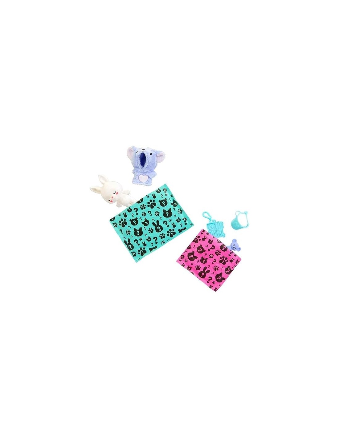 BARBIE CUTIE REVEAL PETS, 5 SORPRESE, ANIMALI DOMESTICI, GIOCATTOLO PER BAMBINI 3+, COSTUMI RIMOVIBILI ASSORTITO HRK32