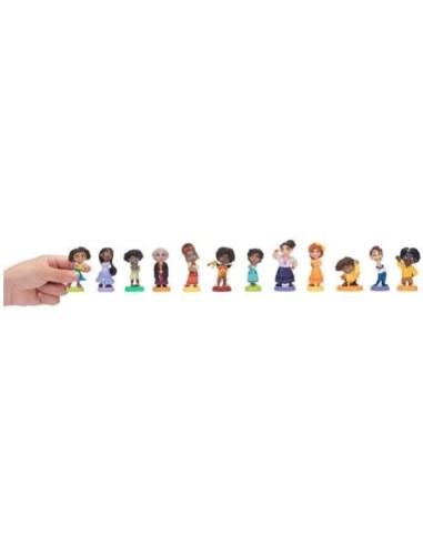 DISNEY ENCANTO, MI FAMILIA SET, 12 MINI FIGURE PERSONAGGI, GIOCO BAMBINI 21918
