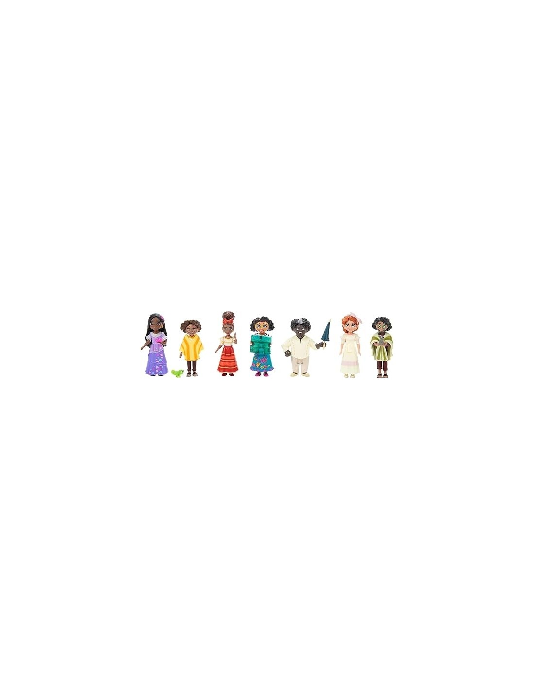 DISNEY ENCANTO, SET 7 PERSONAGGI, FIGURE ARTICOLATE, GIOCATTOLO BAMBINI 3+
