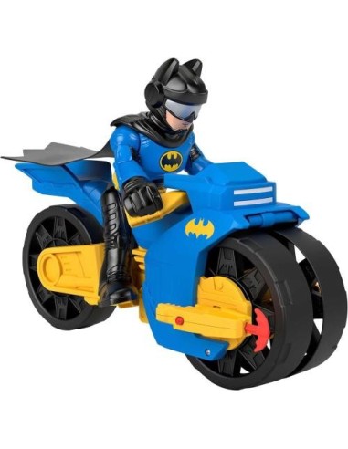 IMAGINEXT HNM32 DC BATMAN CON MOTOCICLETTA BLU
